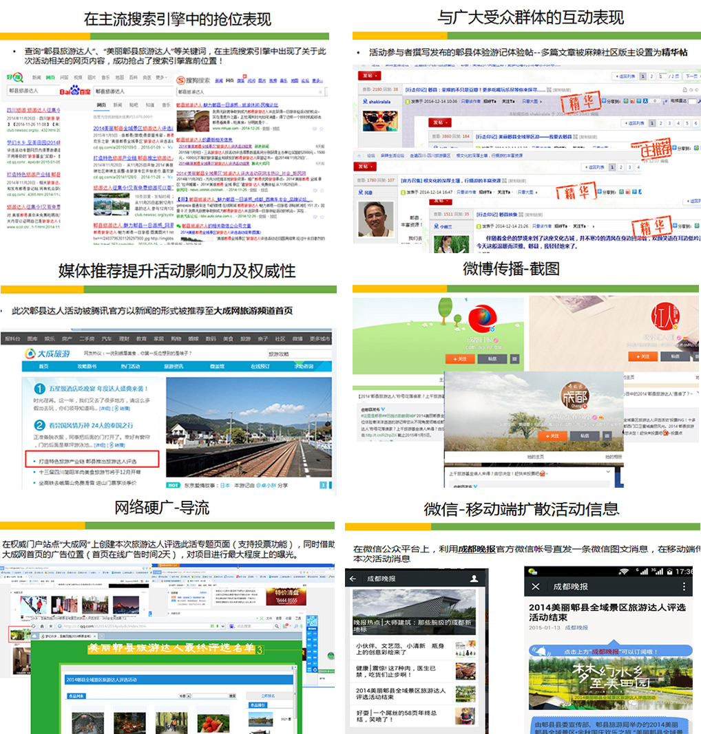 网络公关项目传播效果图